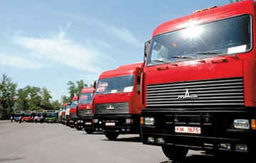 Экспорт грузовиков из Беларуси упал в 2,7 раза