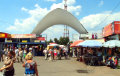 The Belarusians buy up goods in the markets of Chernihiv