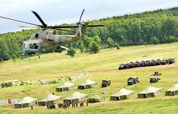 Белорусские военные участвуют в учениях ОДКБ возле границ стран НАТО