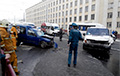 Авария в центре Минска: возле площади Независимости большая пробка