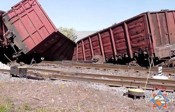 Поезд в Светлогорске сошел с рельсов из-за разрушения колесной пары