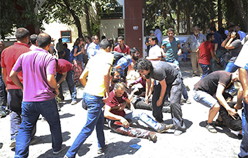 Выбух у турэцкім горадзе Суручы: дзясяткі загінулых