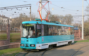 Движение трамваев по улице Бобруйской в Минске закрыли до весны