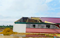 Ураган у Магілёўскай вобласці зносіў дахі з будынкаў