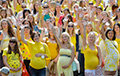 100 цяжарных мянчанак правялі «Пуз-парад» у парку Горкага