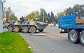 ДТП в Витебске: бронетранспортер врезался в грузовик