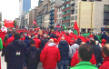 Акцыя пратэсту ў Брусэлі: 100 тысяч жыхароў выйшлі на вуліцы