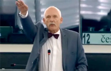 Lukashenka’s Polish Fan €3,000 Fined for Nazi Salute in EP