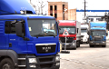 Украина официально приостановила движение российских грузовиков