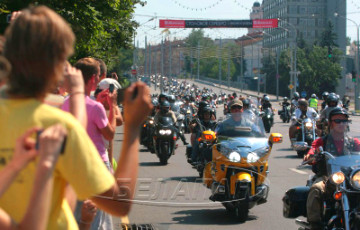 Из-за парада байкеров в Минске сегодня будет частично ограничено движение
