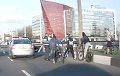 Видео вчерашнего задержания велосипедистов