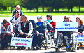 В Минске митингуют инвалиды-колясочники