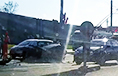 Очевидцы: В Минске возле областной ГАИ три автомобиля — «в хлам»