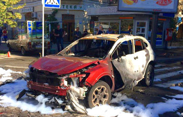 Очевидцы: Павел Шеремет после взрыва был еще жив