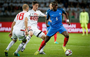 Беларусь-Франция. Первый тайм — 0:0