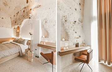 В Италии открылась гостиница с номерами, расположенными в древних пещерах