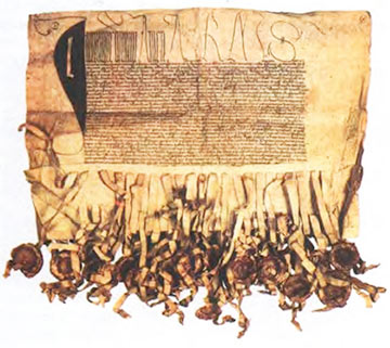 Союз белорусского и польского рыцарства: в 1413 году была заключена Городельская уния