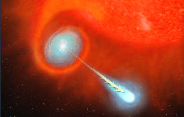 NASA обнаружило звезду, стреляющую огромными шарами плазмы