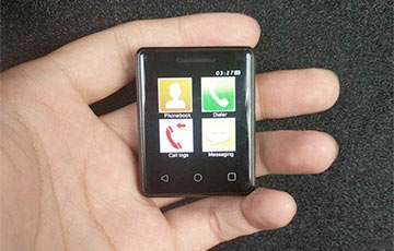Представлен самый маленький сенсорный телефон в мире