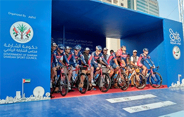 Велоклуб «Минск» занял второе место на первом этапе гонки в ОАЭ