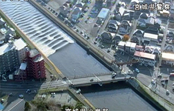 Река Сунаоши в Японии потекла в обратном направлении