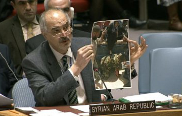 Посол Сирии в ООН выдал фото из Ирака за Алеппо