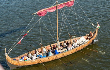 Лодка викингов 3D модель