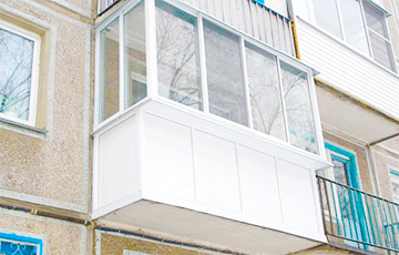 В жилом доме в Гродно обрушился балкон