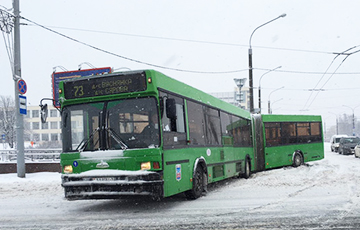 Транспортный коллапс в Минске: общественный транспорт ходит с перебоями