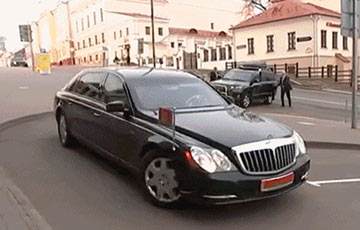 Лукашэнка засвяціўся на новым Maybach