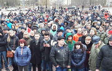 Hrodna Residents Came to the Protest Action (Video Online)