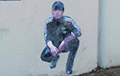Минское граффити «Это мы с пацанами похищаем людей» замазали