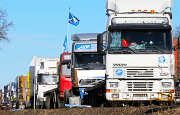 Беларускія шоферы на сабе адчулі страйк у Францыі