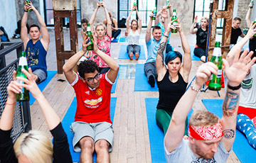 В Минске пройдет первое в истории Беларуси занятие по пивной йоге