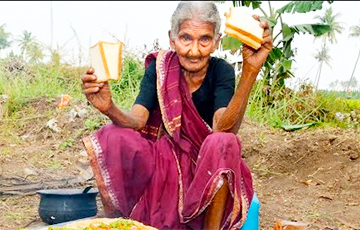 106-гадовая індыйская бабуля вядзе кулінарны «блог» на YouTube
