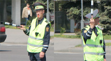 Traffic Policeman Subjected To Responsibility For Odd Gesture At Crossroads