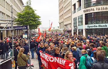 В Гамбурге во время протестов задержали почти 300 человек