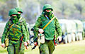 Фотофакт: «Зеленые человечки» в Витебске