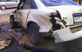 ДТП в Волковыске: «бесправник» на BMW протаранил две Audi и Peugeot