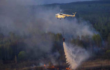 Пожар под Чернобылем: четыре торфяника горят до сих пор