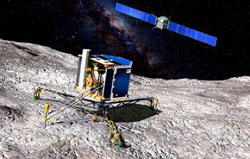 Зонд Philae снова прислал сигнал с кометы