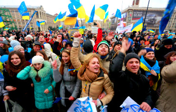Апытанне: Галоўныя мэты Еўрамайдану ва Украіне дасягнутыя