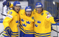 Швеция вырвала в овертайме победу над Латвией в матче ЧМ-2016 по хоккею