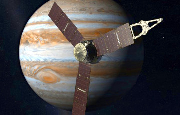Зонд NASA «Юнона» ўвайшоў у сістэму Юпітэра