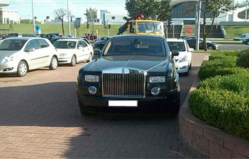 В Минске ГАИ за нарушение правил парковки эвакуировала Rolls-Royce