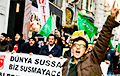 Турецкие студенты протестуют против действий РФ в Сирии