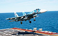 Минобороны РФ: Истребитель с «Адмирала Кузнецова» выкатился в море