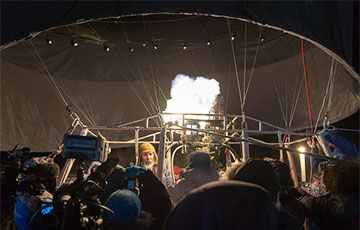 Федор Конюхов сбросил с воздушного шара газовый баллон на ФСБ