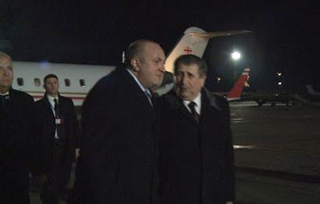 President Of Georgia Arrived In Minsk