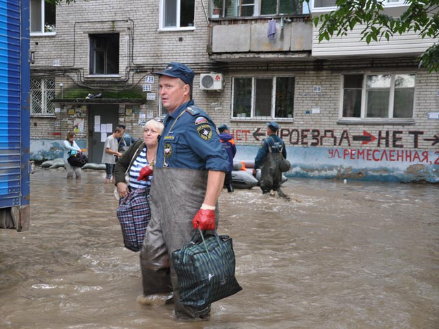 Наводнение в хабаровске 2013 фото